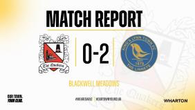 Spirited Quakers beaten by a goal in each half