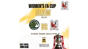 Women's team drawn away in FA Cup
