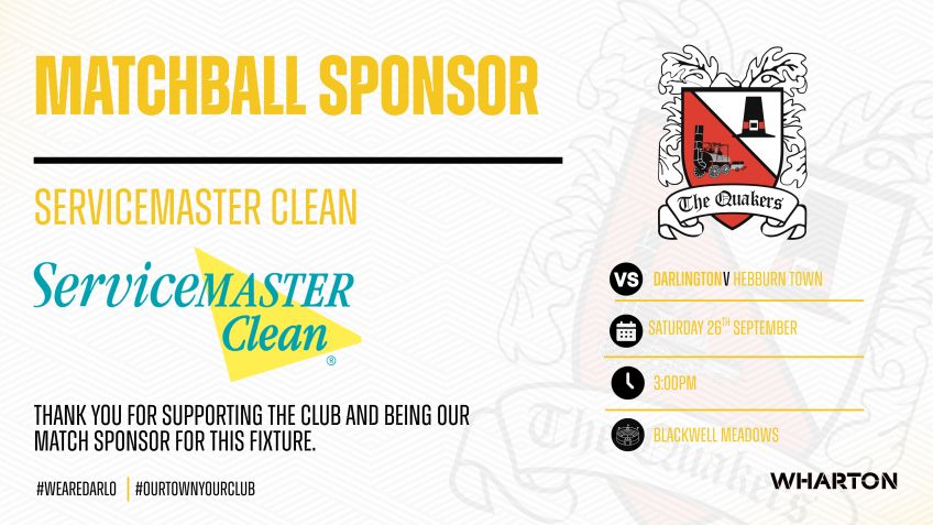 ServiceMaster Clean to sponsor Hebburn Town match