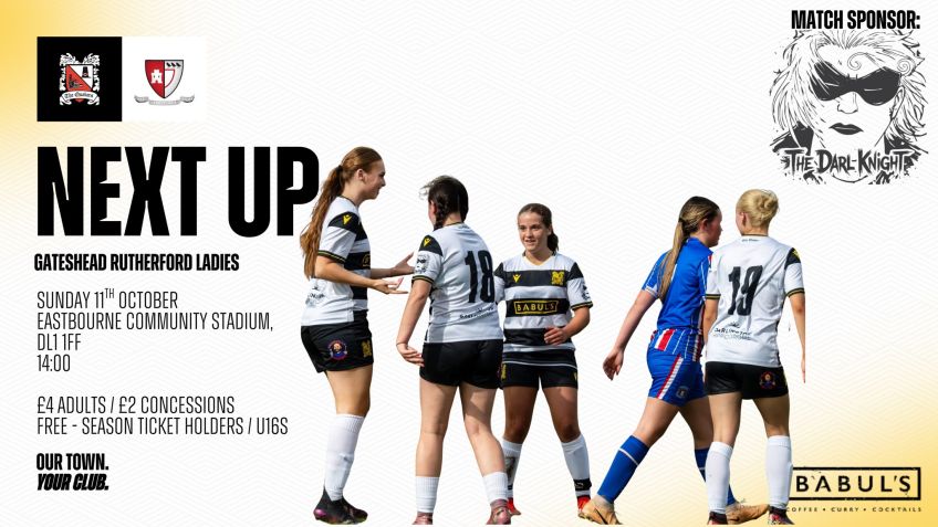 First home league game for the women's team on Sunday