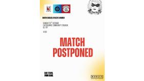 Women's match postponed