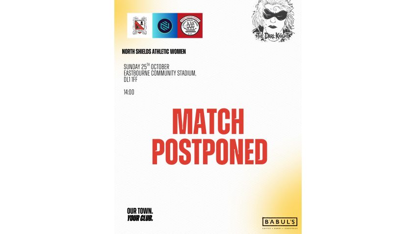 Women's match postponed