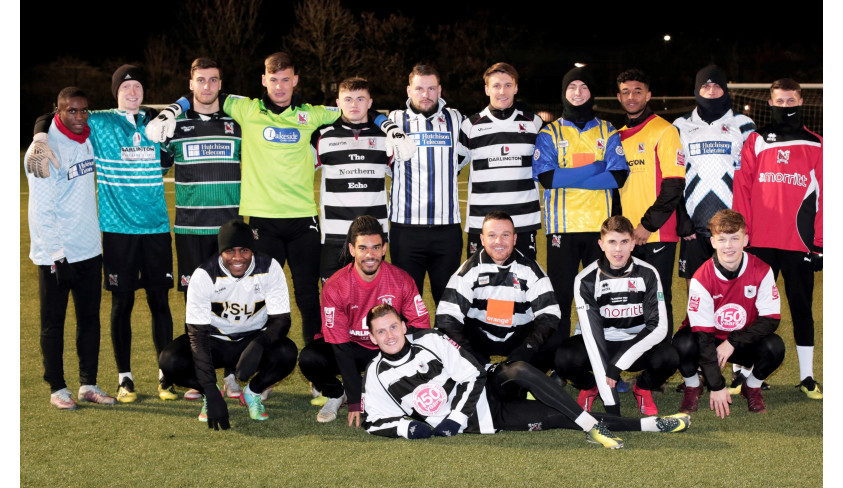 Wear your old Darlo shirt to the game on Saturday!