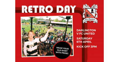 Wear your old shirt with pride on Retro Day and win one of three prizes!