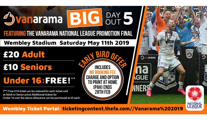 Vanarama Monthly awards for March