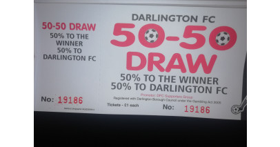 50/50 draw raises over £16,000 for the club!