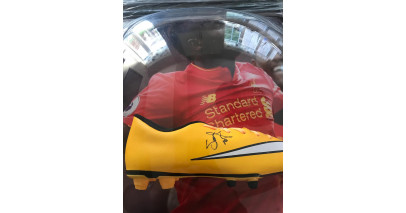 Make an offer for Mane's boot at our Silent Auction on Friday!