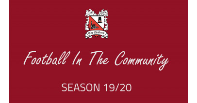 Coming soon --  the Darlington FC Football in the Community programme!