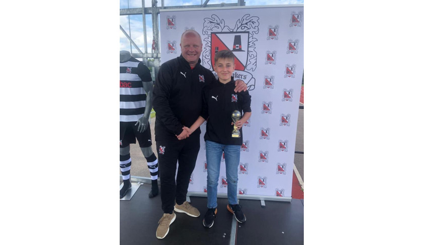 Congratulations to our Under 13s award winner!