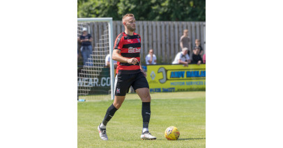 Action from the Motherwell game