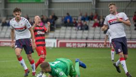 Action from the Middlesbrough game -- 1