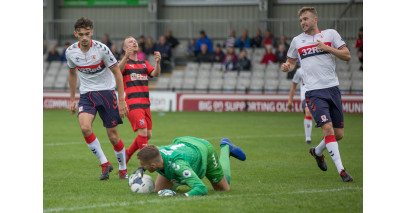 Action from the Middlesbrough game -- 1