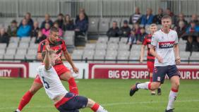 Action from the Middlesbrough game -- 2