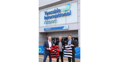 Teesside International Airport teams up with Darlington FC