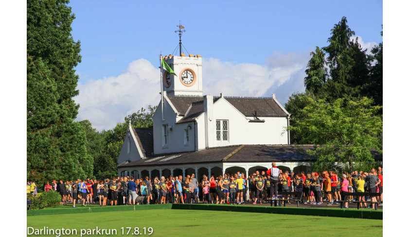 Wear your colours in the Darlington South Park parkrun!