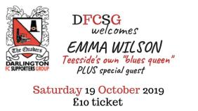 Emma Wilson gig postponed