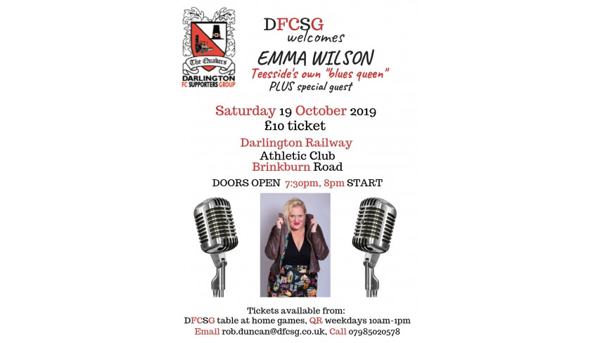 Emma Wilson gig postponed