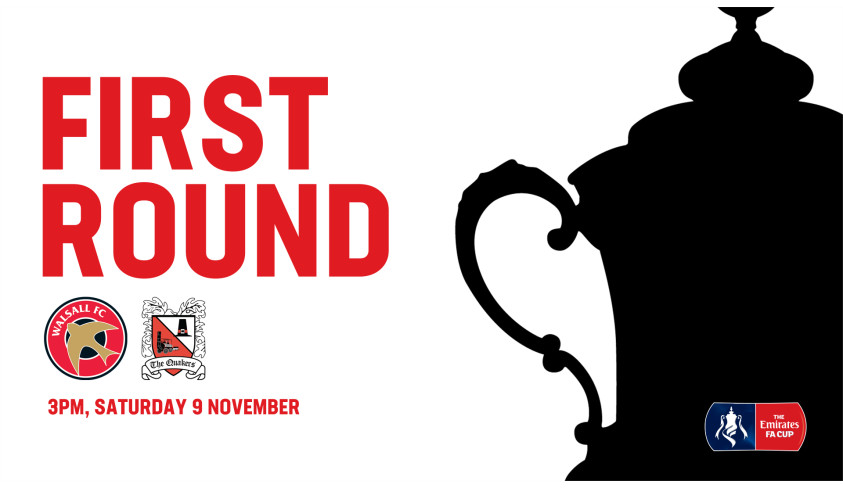 Walsall tickets on general sale on Thursday