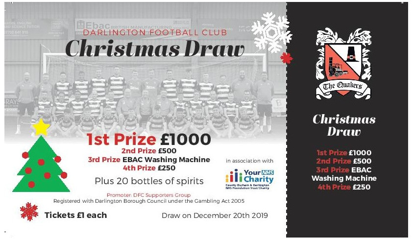 Christmas prize draw update