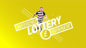 Weekend lottery winner