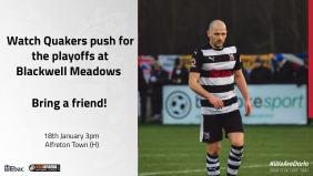 Bring a friend to the Alfreton game!