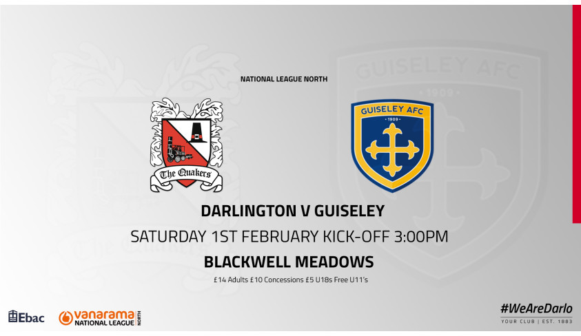 Bring a friend to the Guiseley game!