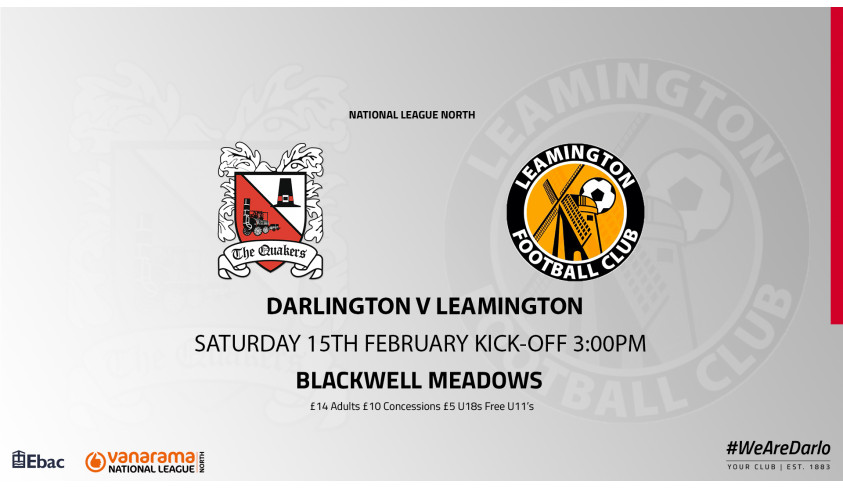 Darlington v Leamington match off
