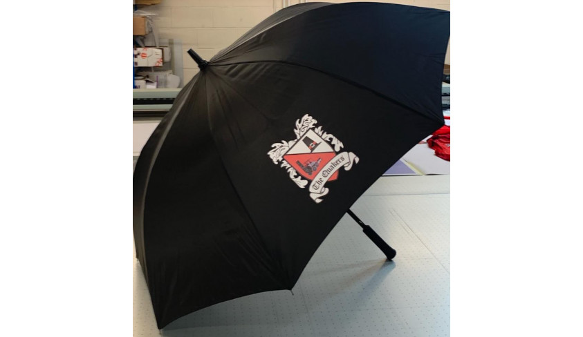 Buy a DFC umbrella for the wintry weather!