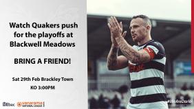 Bring a friend to the Brackley game on Saturday!