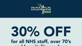 Support our sponsors! Ironing Man offers 30 per cent discount