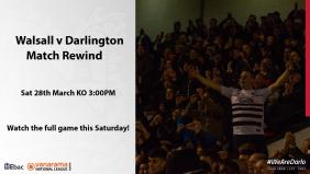 Watch the rewind of our fantastic FA Cup tie at Walsall
