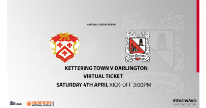 Virtual Ticket scheme continues for Saturday's away game at Kettering