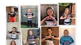 Darlington Under 9 girls salute our NHS heroes