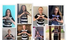 Darlington Under 14 girls salute our NHS heroes