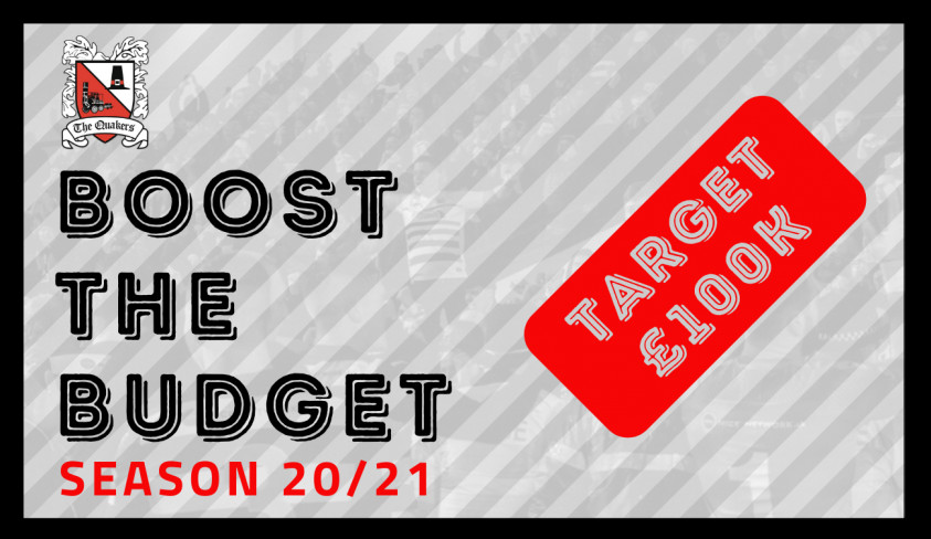 Boost The Budget 2020/21