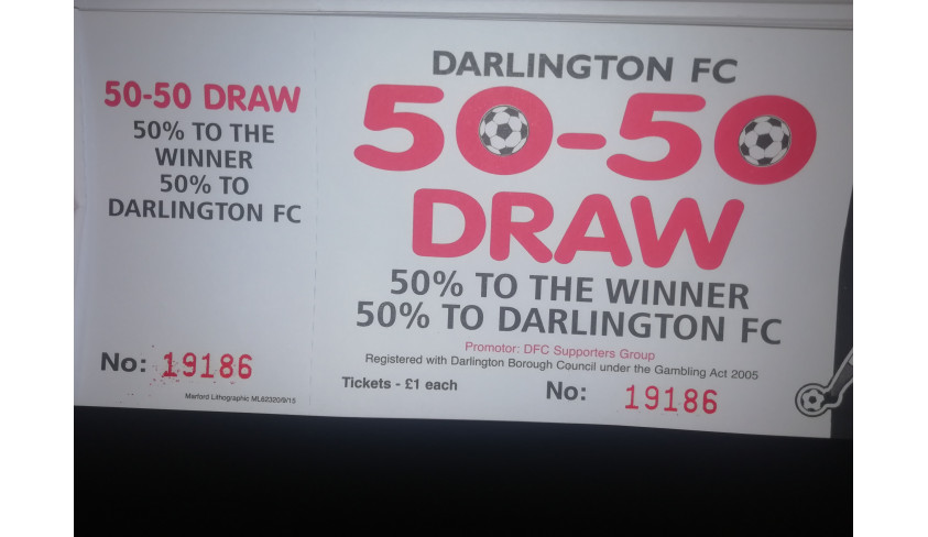50/50 draw raises £14,000 in a season