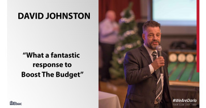 DJ: What a fantastic response to Boost the Budget