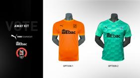 The away shirt winner is....