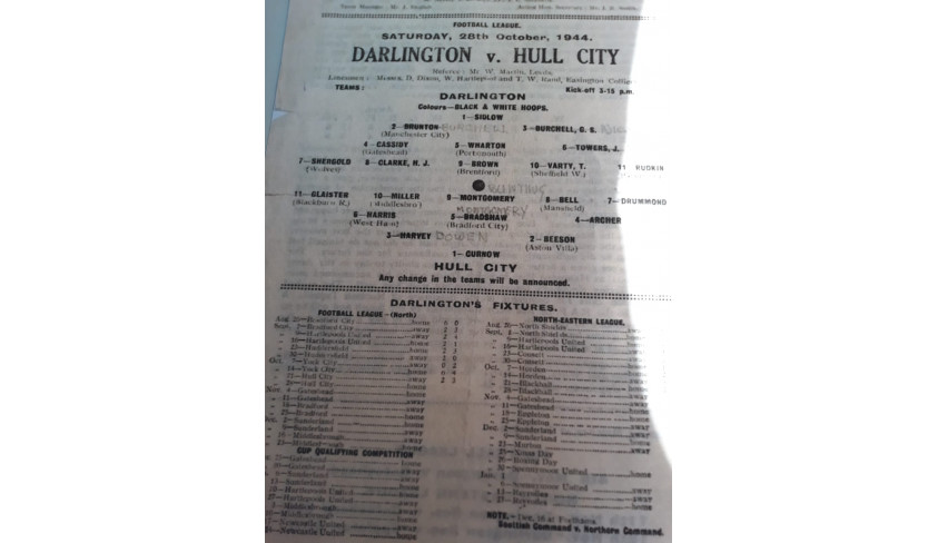 Programmes through the years -- more from 1944