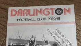 Programmes from 1981 -- including the first Sunday game