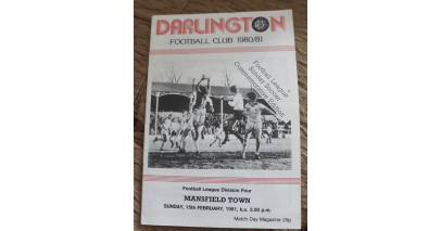 Programmes from 1981 -- including the first Sunday game