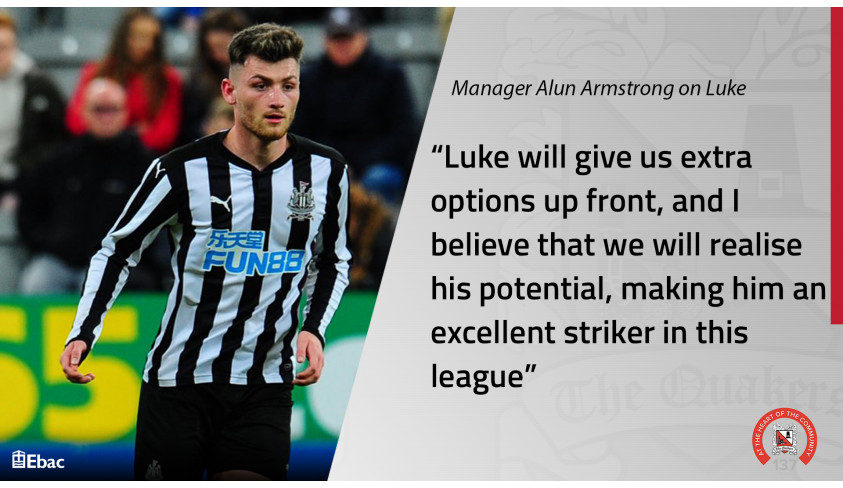 Quakers sign Luke Charman from Newcastle