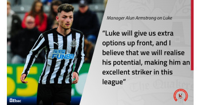 Quakers sign Luke Charman from Newcastle