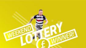 Weekend lottery winner