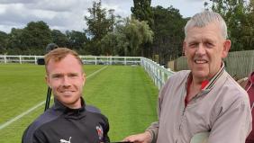 Adam receives leading scorer award