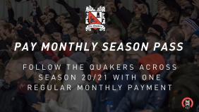 Pay Monthly Season Pass - A new way to follow your club