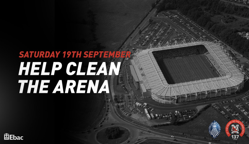 Clean the Arena on Saturday