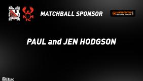 Thanks to our virtual matchball sponsors Paul and Jen Hodgson