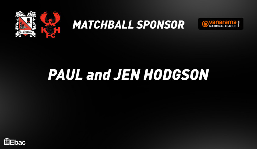 Thanks to our virtual matchball sponsors Paul and Jen Hodgson