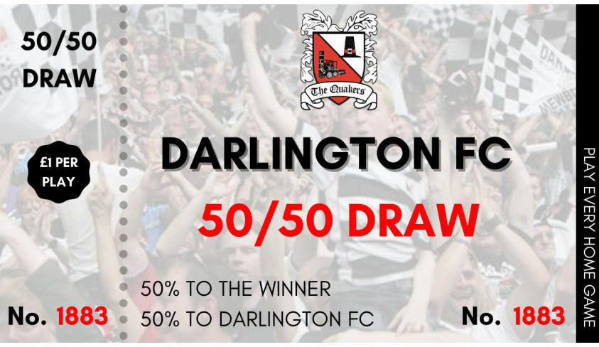 Darlington v Kidderminster Virtual 50/50 Draw